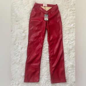 Revice Denim Leather Pants